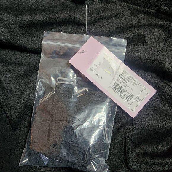 Wild Fable Jumpsuit Womens Plus Size 1X Solid All Black Removable Straps NWT - Picture 2 of 6